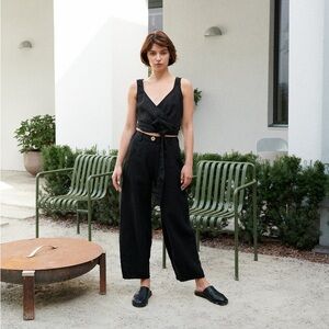 Linenfox Frankie Heavy Trousers (Navy Blue)